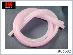 #63682　シリコンチューブ SP 2色セット　クリヤー/ピンク