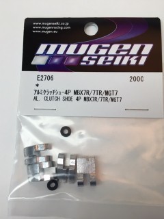 E2706  アルミクラッチシュー4P MBX8/7R/7TR/MGT7