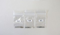 B0763  シムセット φ3x5 (0.1/0.2/0.3 各10pcs.)