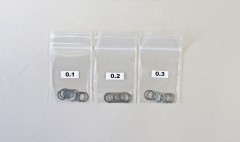 B0767  シムセット φ8x10 (0.1/0.2/0.3 各10pcs.)