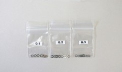 B0765a  シムセット φ5x7 (0.1/0.2/0.3 各10pcs.)