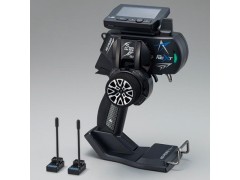 10743　EX-NEXT（標準グリップ）ブラックSP KR-420XT（ｼｮｰﾄｱﾝﾃﾅ）ダブルレシーバーセット