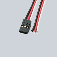 36512　サーボリードG（ゴールドコネクター）ブラック　大電流対応50芯タイプ