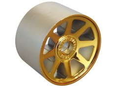 RSX25G　大径フロントホイール・ゴールドメッキ：2個入