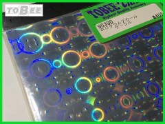 90390　ホログラムデカール A4　サークル