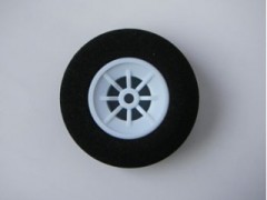 1108　軽量スポンジタイヤ 40φ U 軸径3.0mm