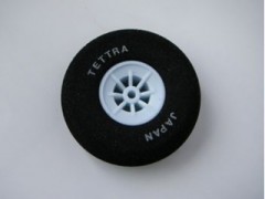 1150　軽量スポンジタイヤ 65φ U 軸径4.0mm