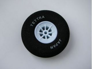 テトラ　1163　軽量スポンジタイヤ 80φ U 軸径4.0mm