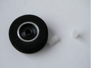 テトラ　1173　カラーホイルスポンジタイヤ 黒 20mm