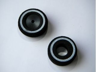 テトラ　1227　カラーライトスポンジタイヤ(黒) 25mm