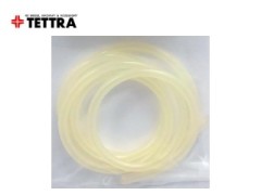 1919　燃料タンク用 カラーシリコンチューブ　黄　2.3mm x 5.0mm x 1M