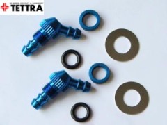 テトラ　4227　カラーTiアウトレットニップル（青)
