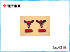 4315　三角ジョイント(SYR) 赤