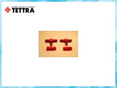 4353　三角ジョイント(STR) 赤