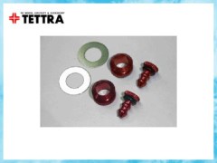 4488　カラーガイド付チューブエンド (赤)