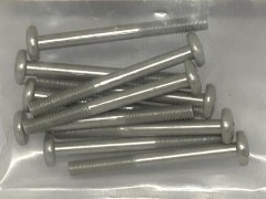 10315　軽量ジュラルミンカラーねじ +バインド M3x30 銀