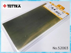 52063　真鍮板　t0.4 100mm x 182mm