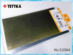 52064　真鍮板　t0.5 100mm x 182mm