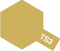 85003　タミヤカラースプレー  プラスチック・金属用 TS-3 ダークイエロー