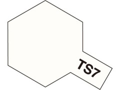 85007　タミヤカラースプレー  プラスチック・金属用 TS-7 レーシングホワイト