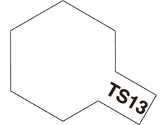 85013　タミヤカラースプレー  プラスチック・金属用 TS-13 クリヤー