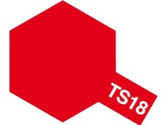 85018　タミヤカラースプレー  プラスチック・金属用 TS-18 メタリックレッド