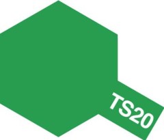 85020　タミヤカラースプレー  プラスチック・金属用 TS-20 メタリックグリーン
