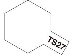 85027　タミヤカラースプレー  プラスチック・金属用 TS-27 マットホワイト