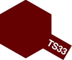 85033　タミヤカラースプレー  プラスチック・金属用 TS-33 ダルレッド