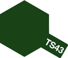 85043　タミヤカラースプレー  プラスチック・金属用 TS-43 レーシンググリーン