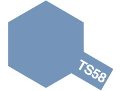 85058　タミヤカラースプレー  プラスチック・金属用 TS-58 パールライトブルー