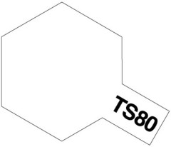 85080　タミヤカラースプレー  プラスチック・金属用 TS-80 フラットクリヤー