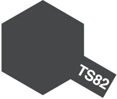 85082　タミヤカラースプレー  プラスチック・金属用 TS-82 ラバーブラック