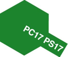 86017　タミヤポリカーボネートスプレー PS-17 メタリックグリーン