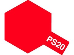 86020　タミヤポリカーボネートスプレー PS-20 蛍光レッド