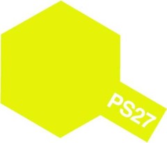 86027　タミヤポリカーボネートスプレー PS-27 蛍光イエロー