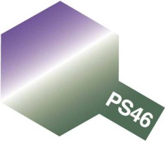 86046　タミヤポリカーボネートスプレー PS-46 偏光パープル／グリーン