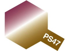 86047　タミヤポリカーボネートスプレー PS-47 偏光ピンク／ゴールド