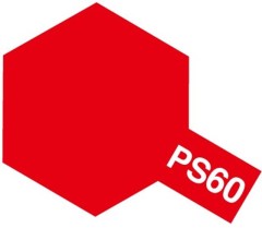 86060　タミヤポリカーボネートスプレー PS-60 ブライトマイカレッド