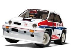 【7月発売】58611　1/10RC Honda シティターボ （WR-02Cシャーシ）組立キット+オリジナルフルベアリングセット（未組立） ≪ラジコン≫