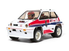 【7月発売】58611　1/10RC Honda シティターボ （WR-02Cシャーシ）組立キット（未組立） ≪ラジコン≫