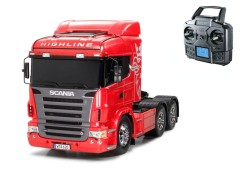 56322 TAMIYA/タミヤ　1/14 RC トレーラーヘッド スカニア R620 6×4 ハイライン フルオペレーションセット+オリジナルフルベアリングセット （未組立） ≪ラジコン≫