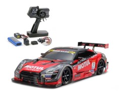 58625 TAMIYA/タミヤ　1/10 RC MOTUL AUTECH GT-R（TT-02シャーシ）組立キット+タミヤ：ファインスペック 電動RCドライブセット （未組立） ≪ラジコン≫