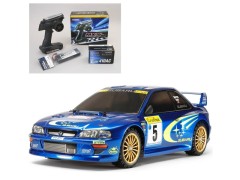58631 TAMIYA/タミヤ　1/10 RC スバル インプレッサ モンテカルロ 99 (TT-02シャーシ) 組立キット+サンワ：MX-6 コンピュータプロポ付きオリジナルフルセット（未組立） ≪ラジコン≫