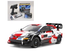 58716 TAMIYA/タミヤ　1/10 RC トヨタ ガズー レーシング WRT/GR ヤリス ラリー1 ハイブリッド (TT-02シャーシ) 組立キット+サンワ：MX-6 コンピュータプロポ付きオリジナルフルセット(HVS702サーボ仕様)+オリジナルフルベアリングセット （未組立） ≪ラジコン≫
