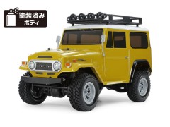 47490 TAMIYA/タミヤ　1/10 RC トヨタ ランドクルーザー 40 塗装済イエローボディ (CC-02シャーシ) 組立キット+オリジナルフルベアリングセット （未組立） ≪ラジコン≫ 【RC特別企画】