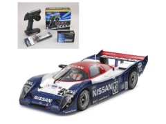 【８月発売】47531　1/10RC NISSAN R91CP 組立キット+サンワ：MX-6 コンピュータプロポ付きオリジナルフルセット(HVS702サーボ仕様)（未組立） ≪ラジコン≫