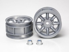 SP.569  Mシャーシ8本スポークホイール (銀)