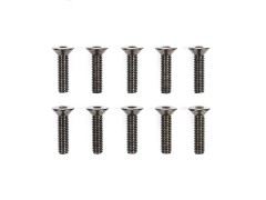 SP.1631  3x12mmスチール六角皿ビス(10本)