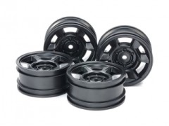 SP.1688  CC-02 6本スポークホイール (26mm幅・オフセット+4) ブラック4本
